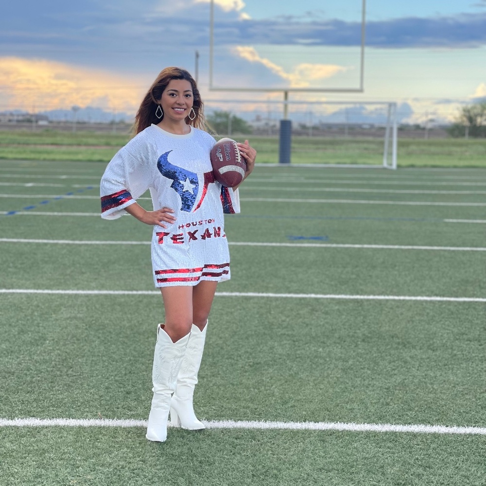 Houston Texans GameDay Sparkly Sequin Dress